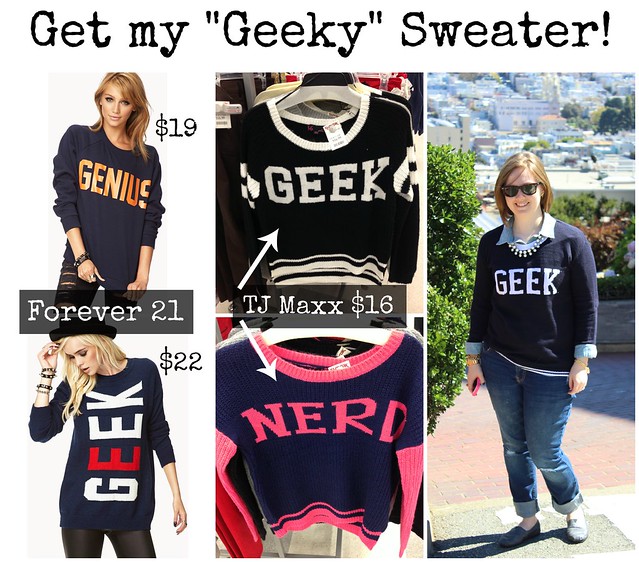 Geeky Sweater Collage