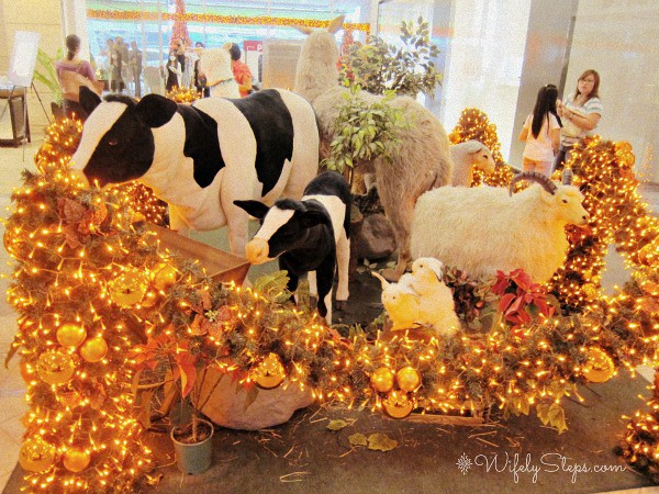 Farm animals at Power Plant Mall