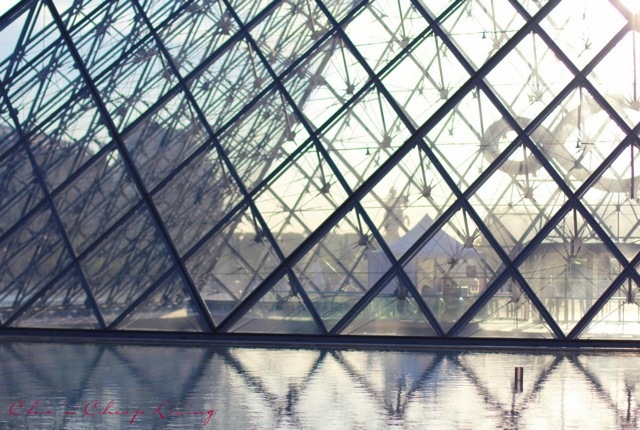 Paris Louvre water by Chic n Cheap Living