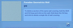 Paradise Geometrics Wall