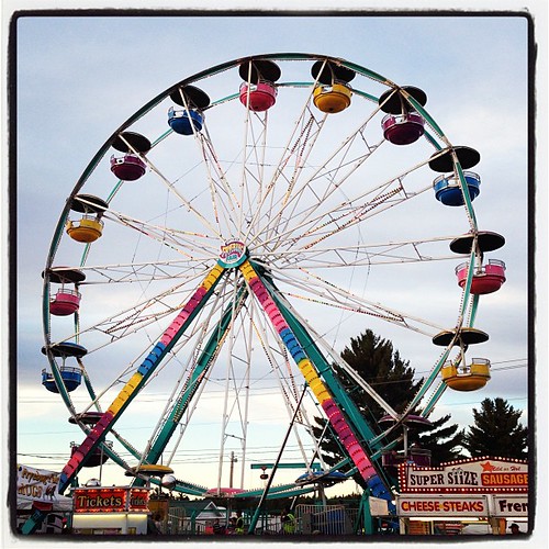 pastel Ferris wheel #midway #fryeburgfair