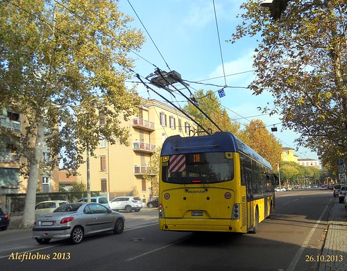 filobus Neoplan n°03 in viale Monte Kosica - linea 11A