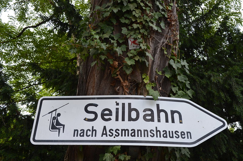 Rheingau Romantik Tour_Seilbahn sign
