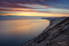 Grand Sable Dunes Sunrise ~ Pictured Rocks National Lakeshore by Michigan Nut