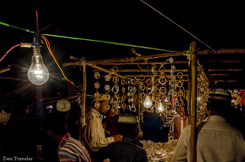 kiosk selling bangles ramadan night market 