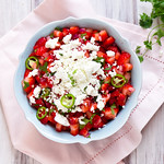 Spicy Strawberry & Goat Cheese Salsa