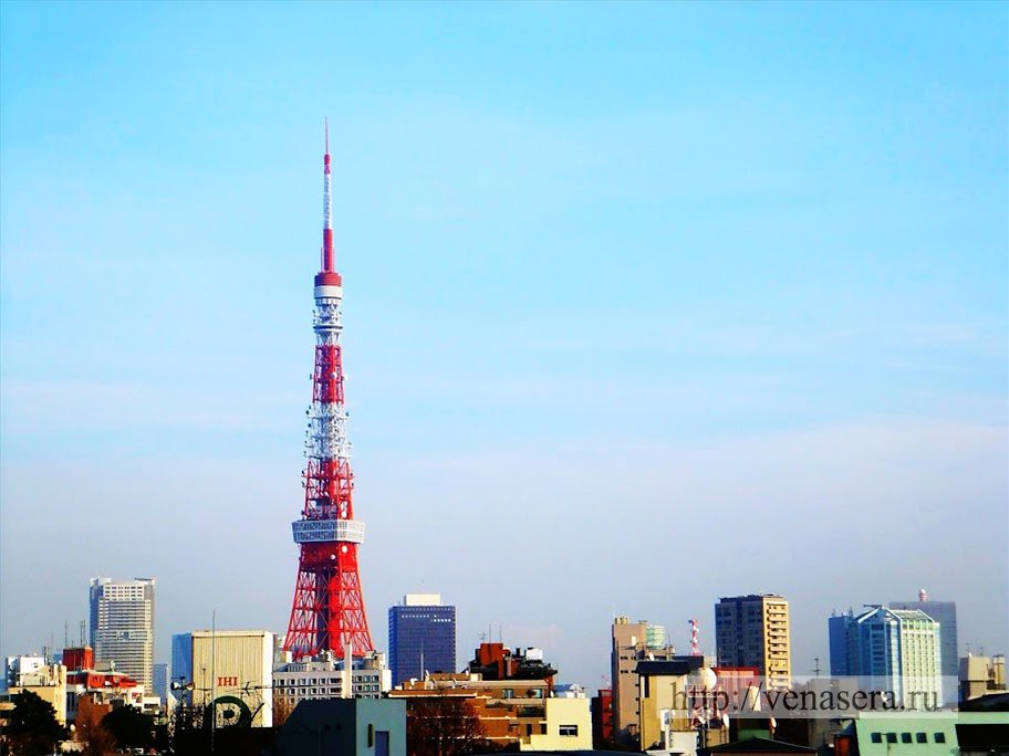 Токийская башня из Roppongi Hills