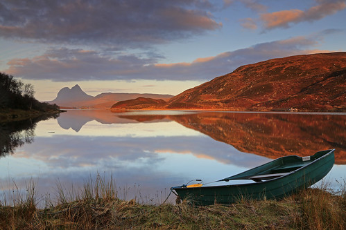 A Calm Cam Loch. by Gordie Broon.