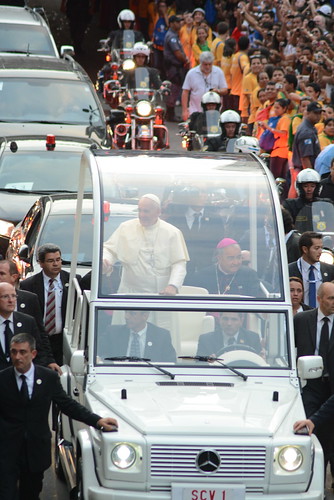 Papa Francisco pelas ruas do Rio de Janeiro