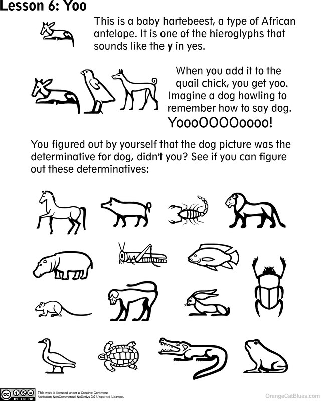 Egyptian for Kids Lesson 6: Animals