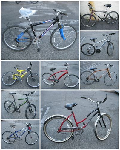 Recovered bikes from bike thief Mountain View CA