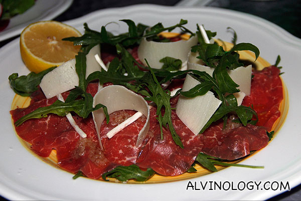 Carpaccio (raw beef)
