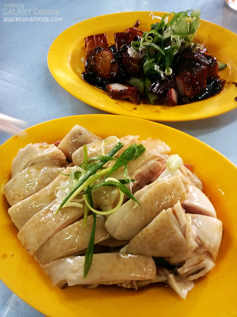 san peng chicken and char siew