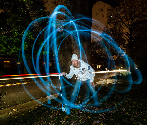 Shooting lasers in a time warp bubble - #306/365 by PJMixer