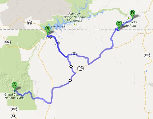 Martes Día 16 de Julio: G. C. South Rim - Page - Monument Valley - Mexican Hat - 25 días por los parques nacionales del Oeste de USA: un Road Trip de 10500 kms (1)