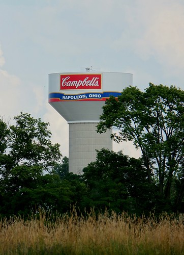 Giant Campbell's Soup Water Towerb- Napoleon, Ohio