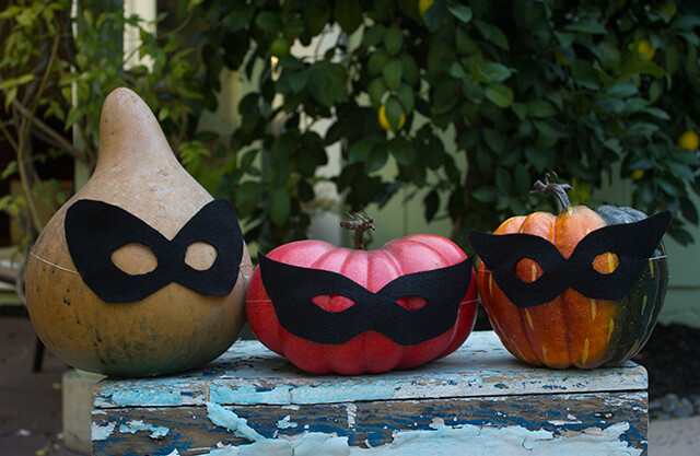 Who are those masked pumpkins