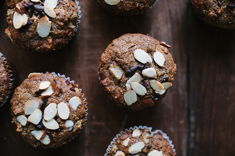 Pear + Cacao Nib Buckwheat Muffins // The Year in Food