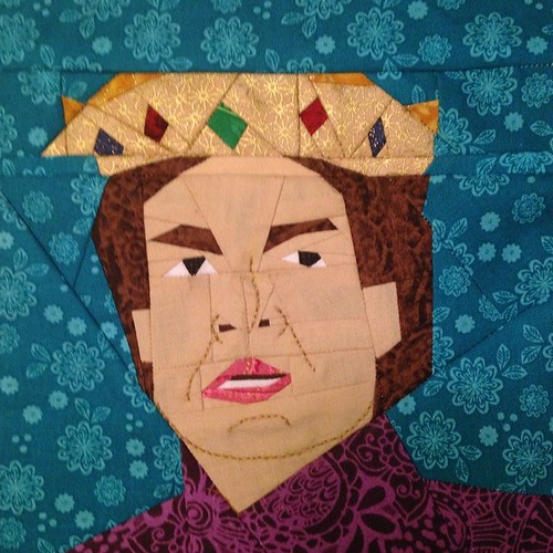 Prince Humperdink. I would not say such things if I were you #asyouwish #princessbride #fandominstitches #humperdink #paperpiecing #quilting