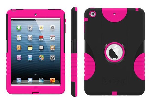 Pink and Black iPad Case by gogetsell