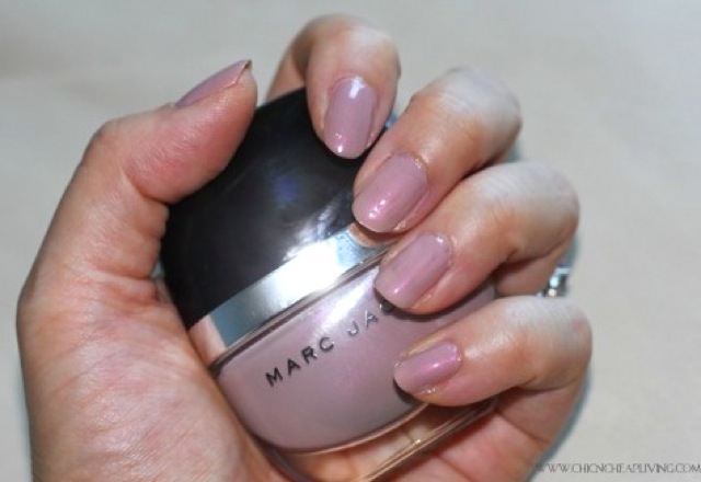 Marc Jacobs Fluorescent Beige nail polish with bottle by Chic n Cheap Living