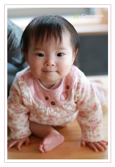 赤ちゃん写真　出張撮影　愛知県瀬戸市　女の子　記念写真