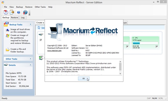 Macrium Reflect Server 5.2.6437