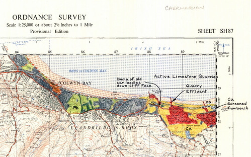 John Whittow當年走訪的地圖手繪稿(National Trust版權所有)