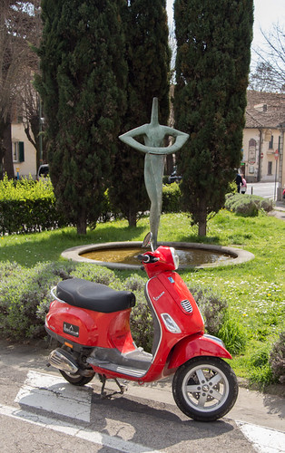 scooters and modern art