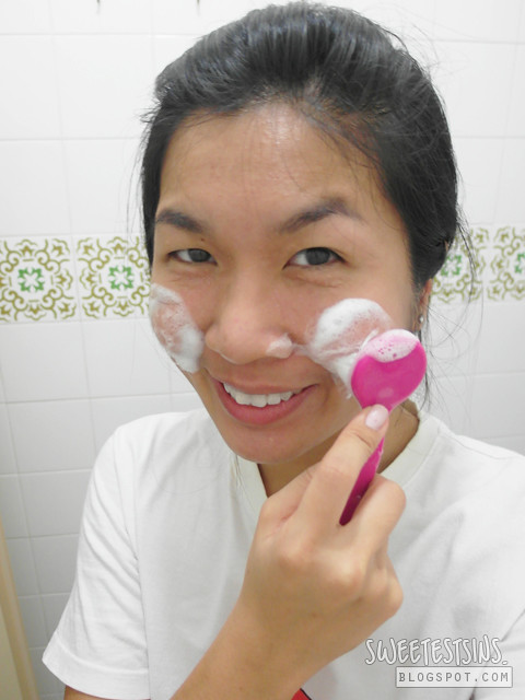 daiso face brush review 5
