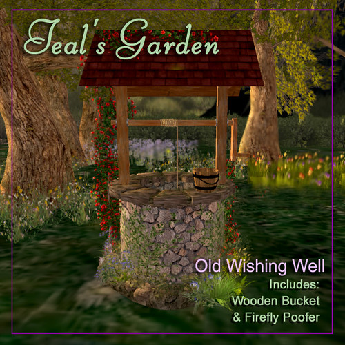 Old Wishing Well by Teal Freenote