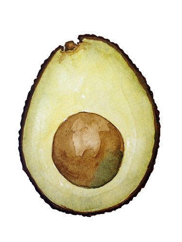 avocado painting