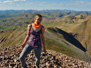 Erin on Summit of Jones Mountain