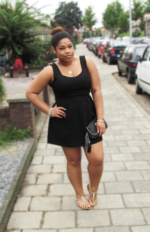 Springfield, open back dress, lbd, black dress, ombre hair, bebe, new look, ootd, wiwt,wiww, outfit of the day, blog, blogger, fashion blogger