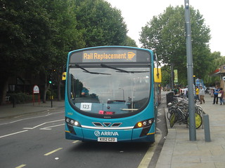 Arriva Shires 3952 on Central Line Rail Replacement, White City