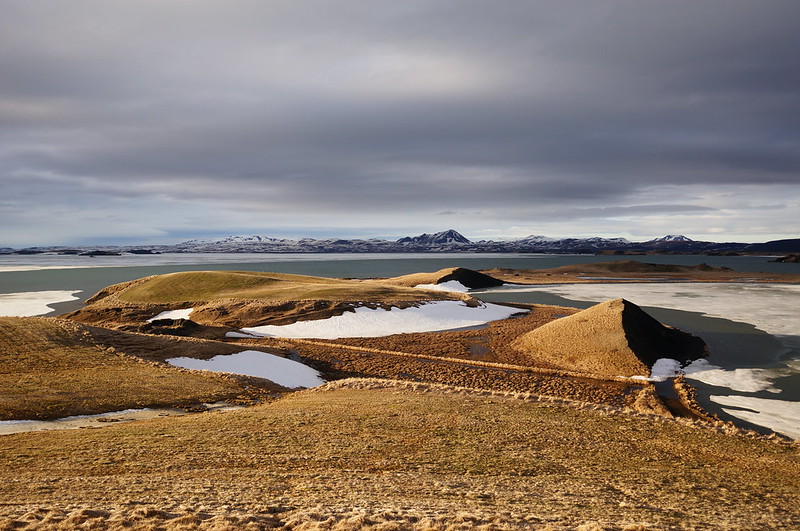 Lake Mývatn from The Skútustaðagígar pseudo-craters