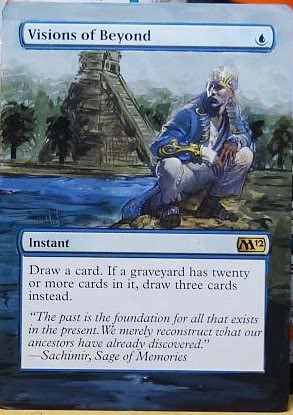 Visions of the Beyond Altered Art Magic the Gathering MTG Altered Artwork Catherine Chandler