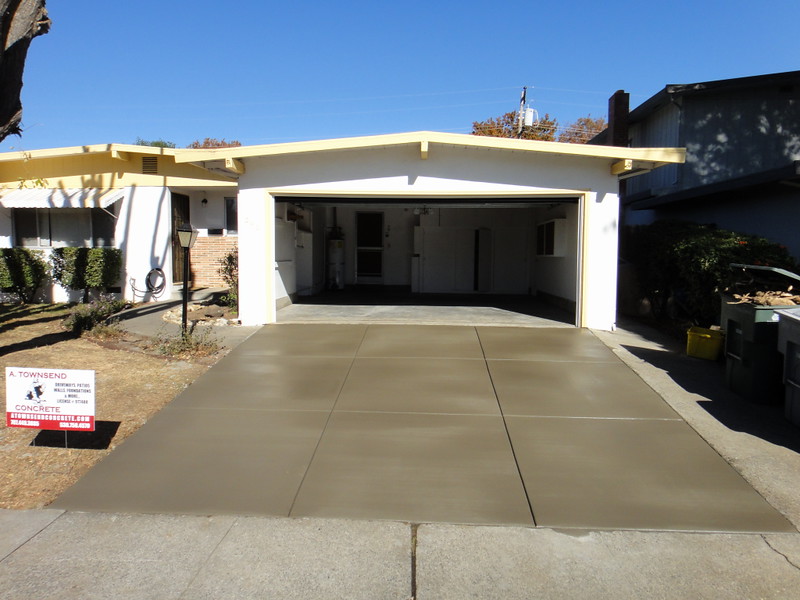Old Driveway Replaced In Vacaville