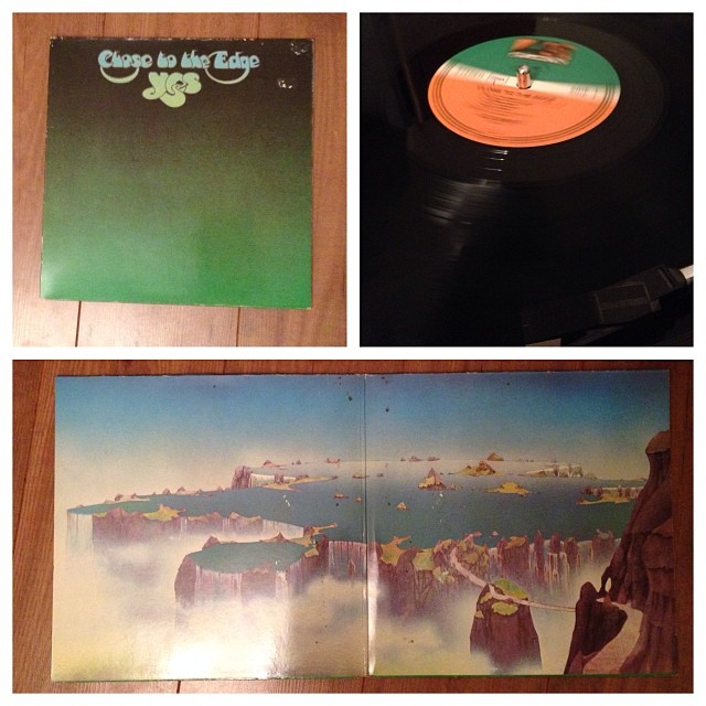 151113_ #np "Close to the Edge" by Yes #vinyl