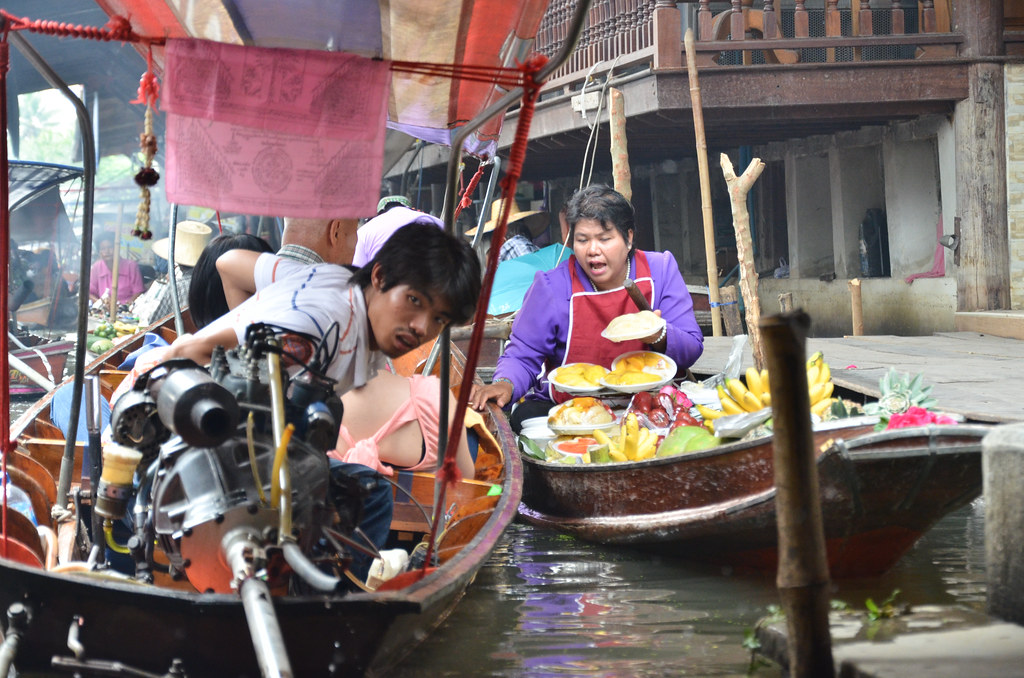 Damnoen Saduak Floating Market 曼谷丹能沙都水上市场