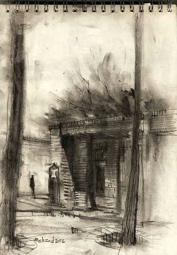 Chehel Sotoun (6) by Behzad Bagheri Sketches