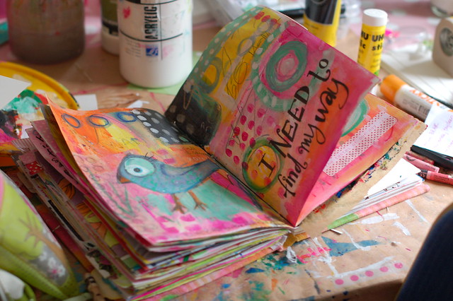 Art Journal: Making a happy mess