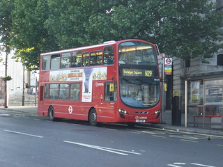 Arriva DW491 on Route N29, Trafalgar Square