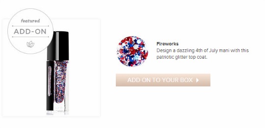 Julep July Featured Add-On Fireworks