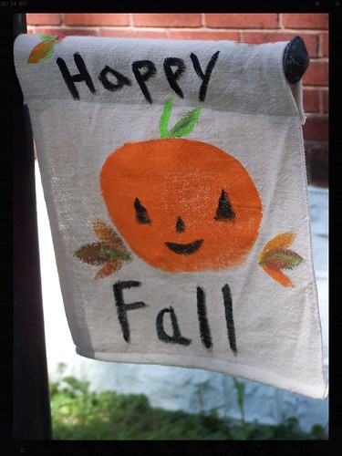 Little Pumpkin Flag by Emilyannamarie