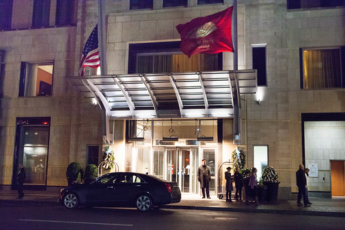 Mandarin Oriental Boston at night