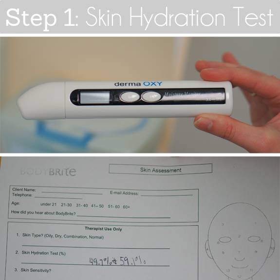 Skin Hydration Test at BodyBrite Saint Louis