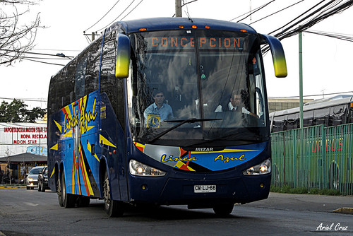 Línea Azul en Santiago (HDR) | Irizar Century 3.90 - Scania / CWLJ66