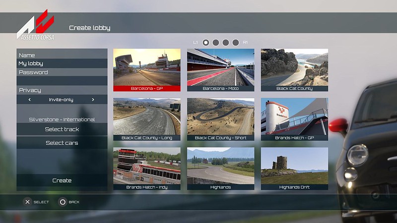 Assetto Corsa console update - Private Lobbies Screen1