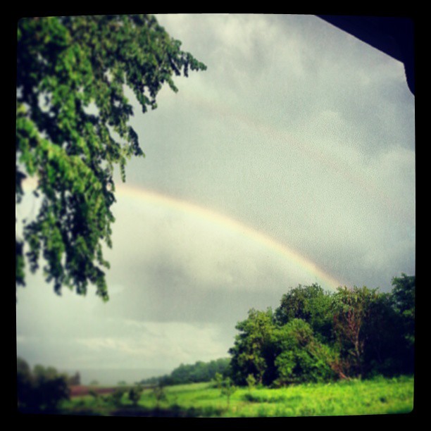 Double rainbow.